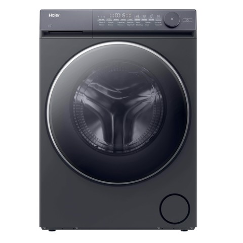 Haier X Series 7, Lavatrice Slim 9 KG, 25% più efficente della classe A, 1400 giri, Antracite, Direct Motion, Vapore, Wi-Fi, Smart AI, Scruscotto Anti-impronta, 360° ABT, HW90-B14367GTUIT