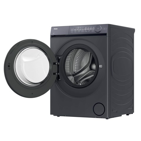 Haier X Series 7, Lavatrice Slim 9 KG, 25% più efficente della classe A, 1400 giri, Antracite, Direct Motion, Vapore, Wi-Fi, Smart AI, Scruscotto Anti-impronta, 360° ABT, HW90-B14367GTUIT