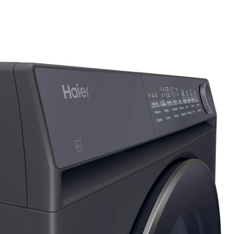 Haier X Series 7, Lavatrice Slim 9 KG, 25% più efficente della classe A, 1400 giri, Antracite, Direct Motion, Vapore, Wi-Fi, Smart AI, Scruscotto Anti-impronta, 360° ABT, HW90-B14367GTUIT