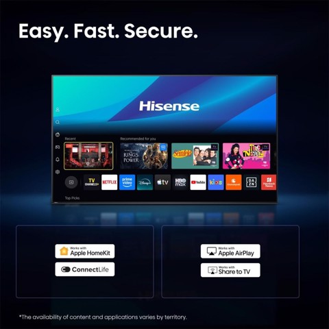Hisense 40A59S 101,6 cm (40") Full HD Smart TV Wi-Fi Nero