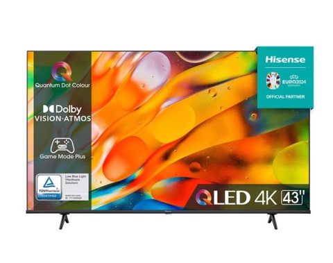Hisense 43E79KQ TV 109,2 cm (43") 4K Ultra HD Smart TV Wi-Fi Nero 250 cd/m²