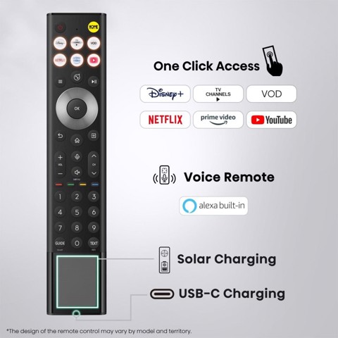 Hisense 65UR9S 165,1 cm (65") 4K Ultra HD Smart TV Wi-Fi Grigio 3500 cd/m²