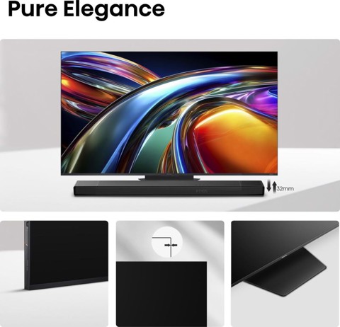 Hisense 75UR9S 190,5 cm (75") 4K Ultra HD Smart TV Wi-Fi Grigio 4000 cd/m²