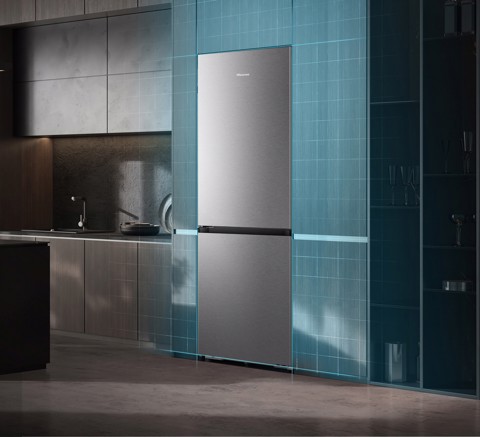 Hisense Frigorifero combinato RB3K330SAIC libera installazione 330L Classe C