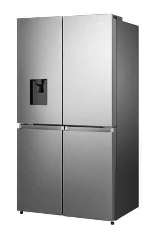Hisense frigorifero Quattro Porte RQ758N4SWSE libera installazione 606L Classe E Dispenser Acqua Metal Cooling WiFi