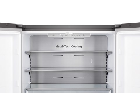 Hisense frigorifero Quattro Porte RQ758N4SWSE libera installazione 606L Classe E Dispenser Acqua Metal Cooling WiFi