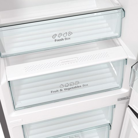 Hisense RB434N4BCB frigorifero con congelatore Libera installazione 331 L Grigio, Acciaio inox