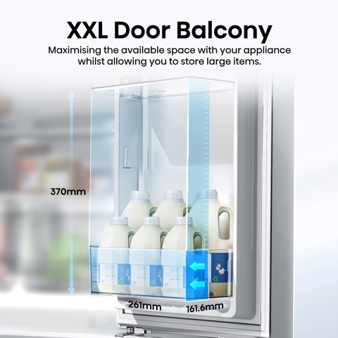 Hisense RQ5P470SMIE frigorifero con congelatore 482 L E Argento, Acciaio inox