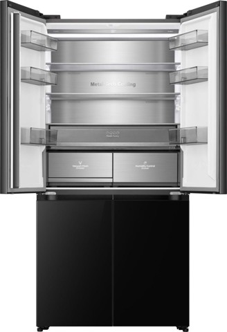 Hisense RQ768N4GBE frigorifero side-by-side Libera installazione 591 L E Nero