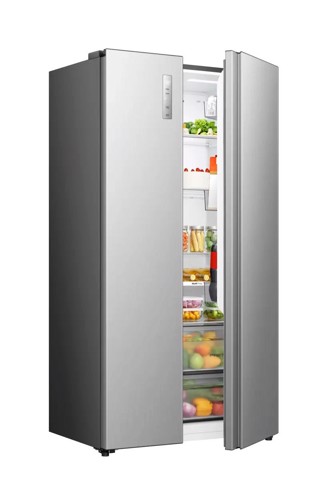 Hisense RS3P558NEIE frigorifero side-by-side Libera installazione 544 L Grigio, Acciaio inox