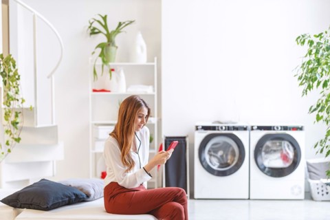 Hoover H-WASH 500 HWP 49AMBC7/1-S lavatrice Caricamento frontale 9 kg 1400 Giri/min Bianco