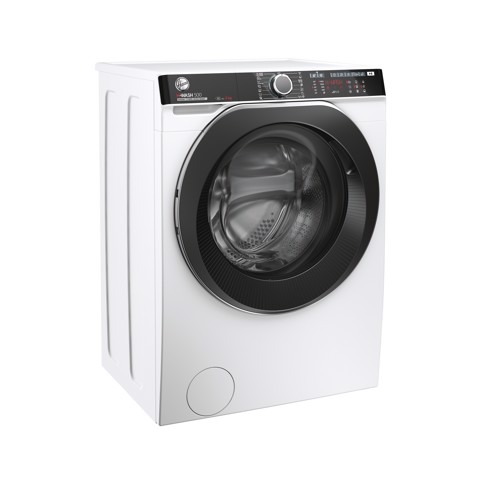 Hoover H-WASH 500 , Lavatrice Carica Frontale 9 KG, 15% più efficente della classe A, 1400 giri, Bianco, Inverter, Vapore, Wi-Fi, HWP 49AMBC7/1-S