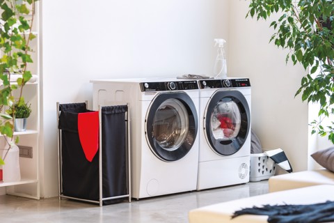 Hoover H-WASH 500 , Lavatrice Carica Frontale 9 KG, 15% più efficente della classe A, 1400 giri, Bianco, Inverter, Vapore, Wi-Fi, HWP 49AMBC7/1-S