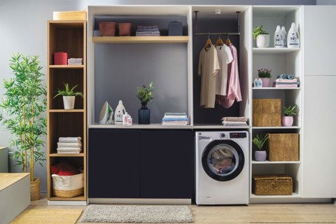 Hoover H-WASH&DRY 350 H3DPS4966TAMB6-S lavasciuga Libera installazione Caricamento frontale Bianco D