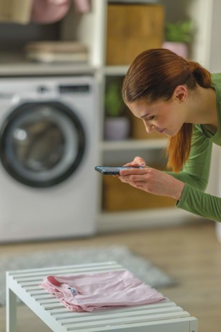 Hoover H-WASH&DRY 350 H3DPS4966TAMB6-S lavasciuga Libera installazione Caricamento frontale Bianco D