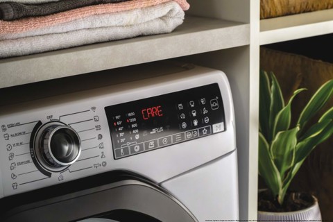 Hoover H-WASH&DRY 350 H3DPS4966TAMB6-S lavasciuga Libera installazione Caricamento frontale Bianco D