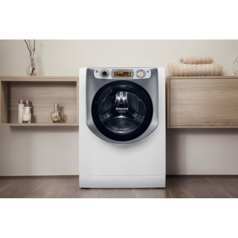 Hotpoint AQD1072D 697 EU/A N lavasciuga Libera installazione Caricamento frontale Bianco E