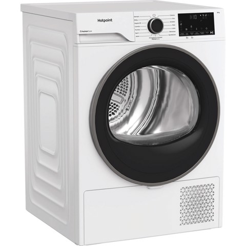 Hotpoint Ariston Ariston HPT 84D BS IT, Asciugatrice Capacità 8kg, classe C, EasyIron, PetHair Removal | Profondità mobile 54cm