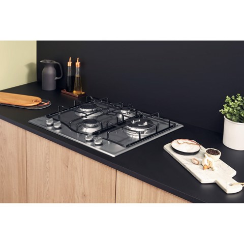 Hotpoint Ariston Ariston Piano cottura a gas PCN 642 T/IX/HAR Made in Italy