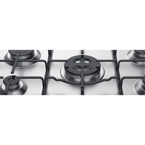 Hotpoint Ariston Ariston Piano cottura a gas PCN 752 T/IX/HAR Made in Italy