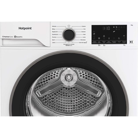 Hotpoint Ariston Asciugatrice a pompa di calore , a libera installazione, 9 kg - HPT 95D BS IT - Délica