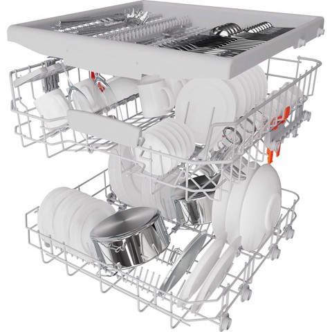 Hotpoint Ariston HA4IFD14B, Lavastoviglie 60cm, classe D, 14 coperti, 46dBA