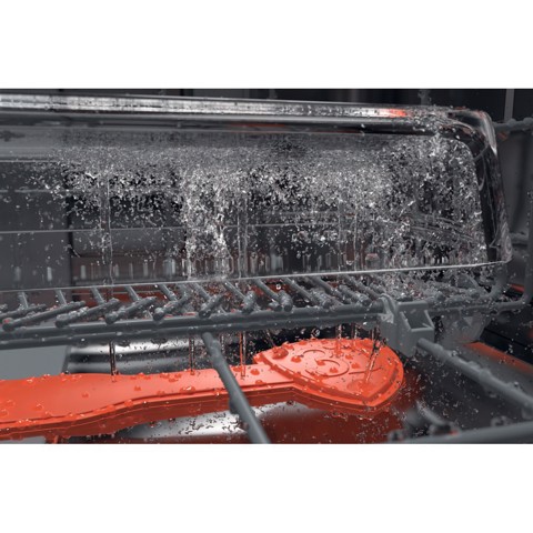 Hotpoint Ariston HA6FA14BN7A0X, Lavastoviglie 60cm, Classe A, 14 coperti, 3DZoneWash, 41dBA, Inox