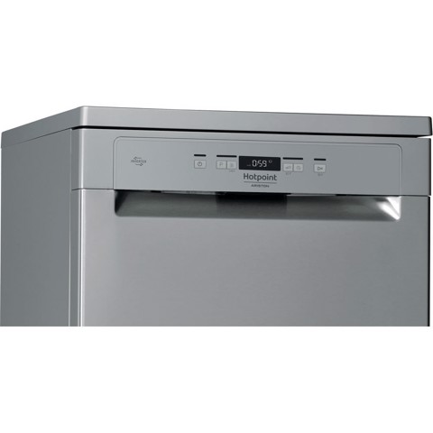 Hotpoint Ariston HA6FA14BN7A0X, Lavastoviglie 60cm, Classe A, 14 coperti, 3DZoneWash, 41dBA, Inox
