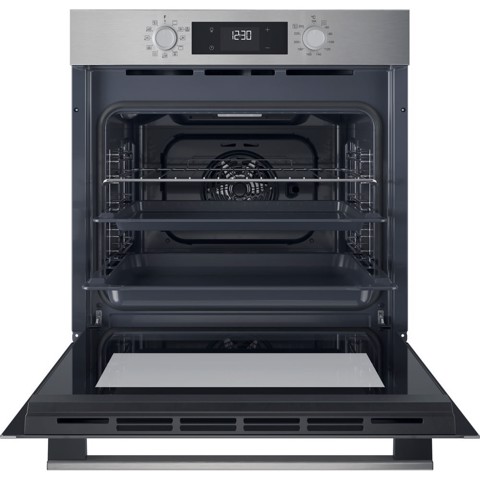 Hotpoint Ariston HAO 458H X Forno Multifunzione inox con display e manopole esterne, Idrolisi