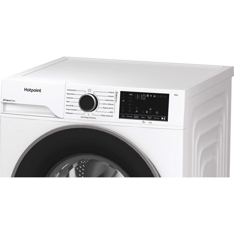 Hotpoint Ariston HB 103 CARE IT, Capacità 10kg, classe A -30%, Motore Inverter, 1400 giri, Display digitale XL, Vapore,