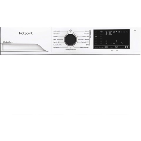 Hotpoint Ariston HB 103 CARE IT, Capacità 10kg, classe A -30%, Motore Inverter, 1400 giri, Display digitale XL, Vapore,
