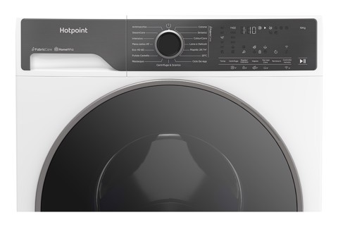 Hotpoint Ariston HP 105 CARE IT lavatrice Caricamento frontale 10 kg 1351 Giri/min Nero, Bianco