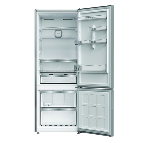 Hotpoint Ariston HPAK2 6472 XP5E Frigorifero combinato a libera installazione, Dual no frost, 70cm, Classe D, Pet Inox, 36dbA, h187cm