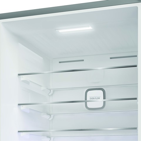 Hotpoint Ariston HPAK2 6472 XP5E Frigorifero combinato a libera installazione, Dual no frost, 70cm, Classe D, Pet Inox, 36dbA, h187cm