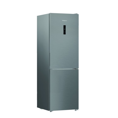 Hotpoint Ariston HPK 26362 XP4E Frigorifero combinato a libera installazione, Dual no frost, 60cm, Classe E, Silver, 37 dbA, h186,5 cm