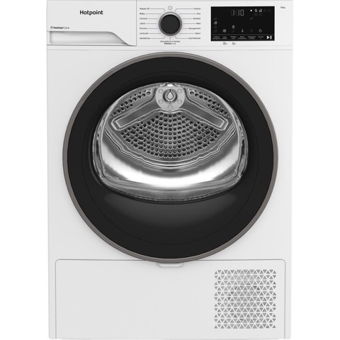 Hotpoint Ariston HPT 103D BS IT, Capacità 10kg, classe D, colore White, EasyIron, PetHair Removal | Profondità mobile 54cm