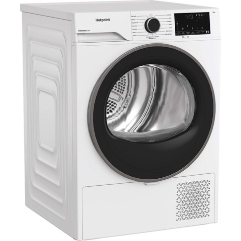 Hotpoint Ariston HPT 84D BS IT, Capacità 8kg, classe C, EasyIron, PetHair Removal | Profondità mobile 54cm