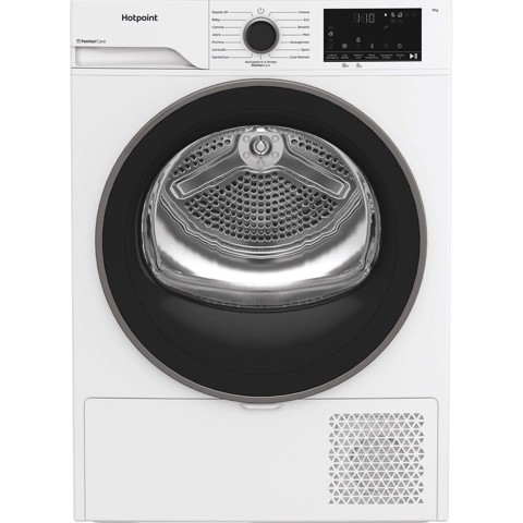 Hotpoint Ariston HPT 93D BS IT, Capacità 9kg, classe D, EasyIron, Slim, PetHair Removal | Profondità mobile 46 cm
