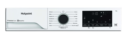 Hotpoint Ariston HPT 96D BS IT asciugatrice Libera installazione Caricamento frontale 9 kg Bianco