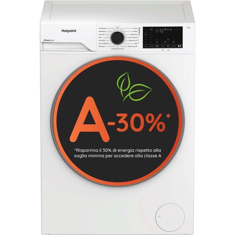 Hotpoint Ariston Lavatrice a libera installazione 12 kg - HB 123 CARE IT - Délica