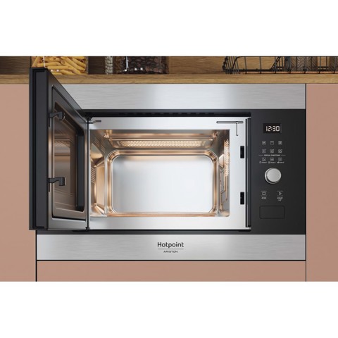 Hotpoint Ariston MF20G IX HA.1 Microonde con grill, inox, 20Lt, Defrost,Funzioni Automatiche