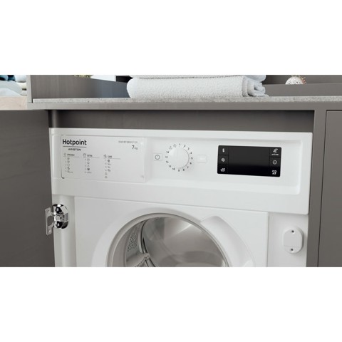 Hotpoint BI WMHG 71483 EU N lavatrice Caricamento frontale 7 kg 1400 Giri/min D Bianco
