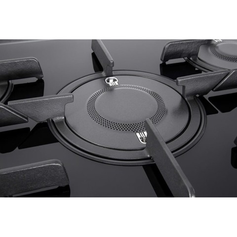 Hotpoint FTGHG 751 D/HA(BK) Nero Da incasso 75 cm Gas 5 Fornello(i)