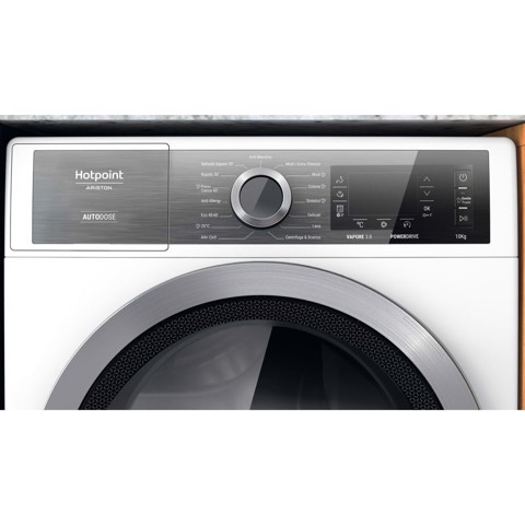 Hotpoint H8 W046WB IT lavatrice Caricamento frontale 10 kg 1400 Giri/min A Bianco