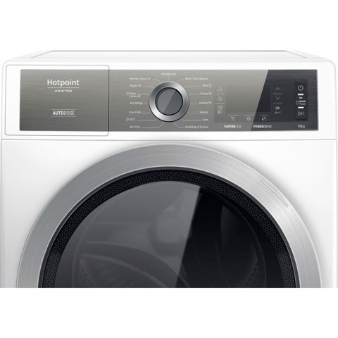 Hotpoint H8 W046WB IT lavatrice Caricamento frontale 10 kg 1400 Giri/min A Bianco