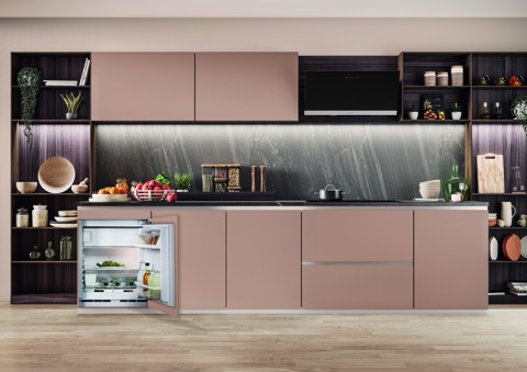 Hotpoint HABUF011 monoporta Da incasso 126 L E Grigio