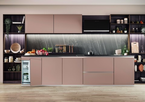 Hotpoint HABUL011 frigorifero Da incasso 144 L E Acciaio