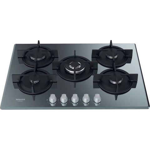 Hotpoint HAGD 72S/MR Specchio Da incasso 73 cm Gas 5 Fornello(i)