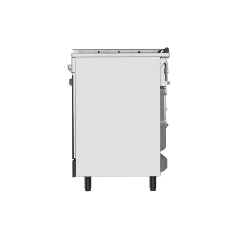 Hotpoint HS68G8PHX/E/1 Cucina Elettrico Gas Nero, Acciaio inossidabile A