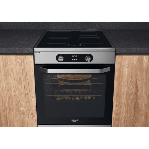 Hotpoint HS68IQ8CHX/E Cucina Piano cottura a induzione Acciaio inossidabile A